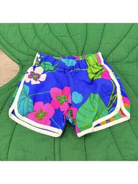 Elli-O Hawaii 4T Vintage Hawaiian Fabric Handmade Retro Shorts